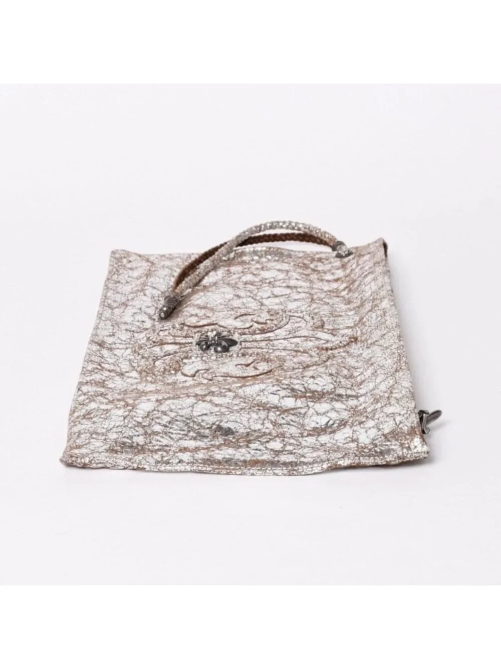 Chrome Hearts BS Flare Clutch Flat 925 Sterling Silver Metallic